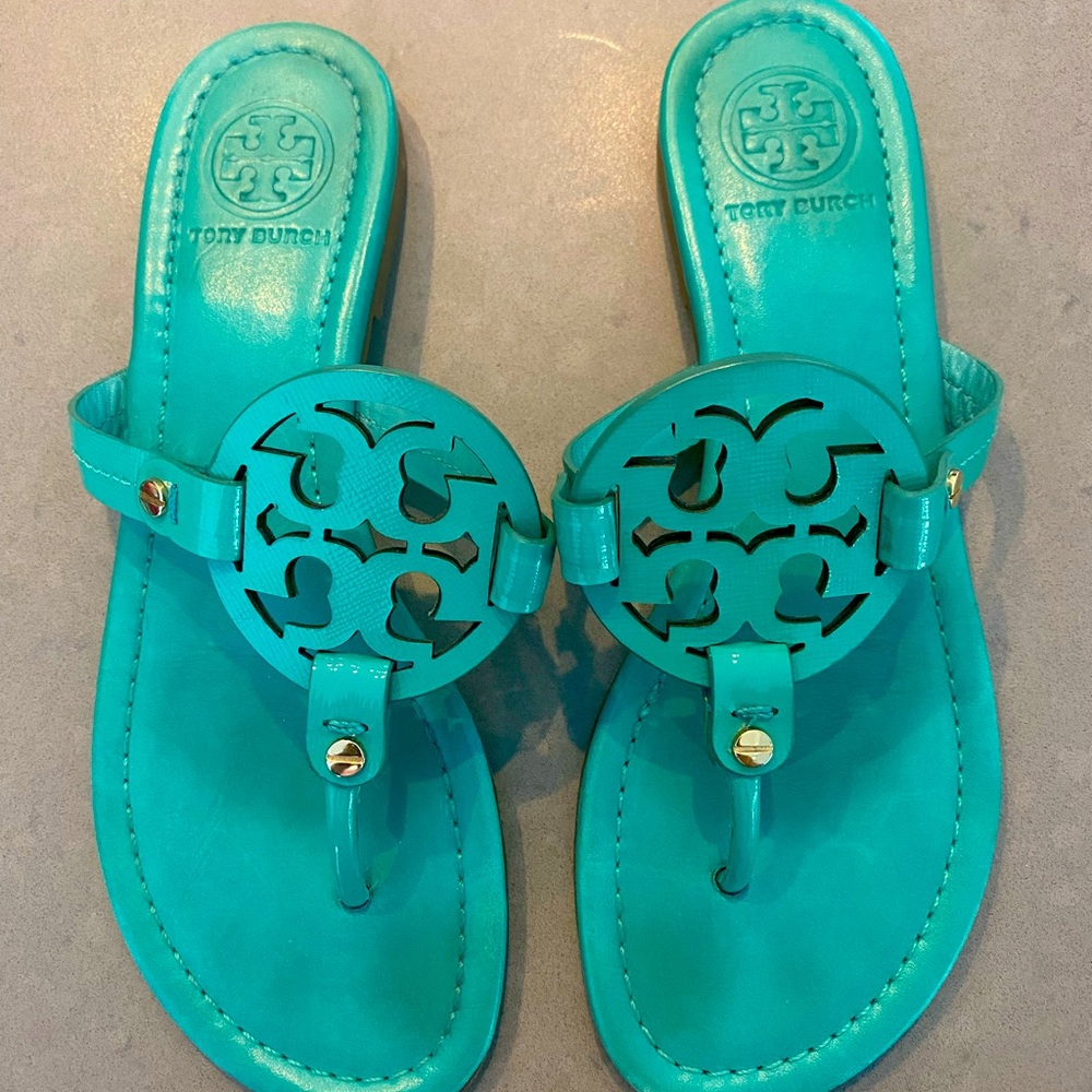 Tory Burch Turquoise Miller's RARE